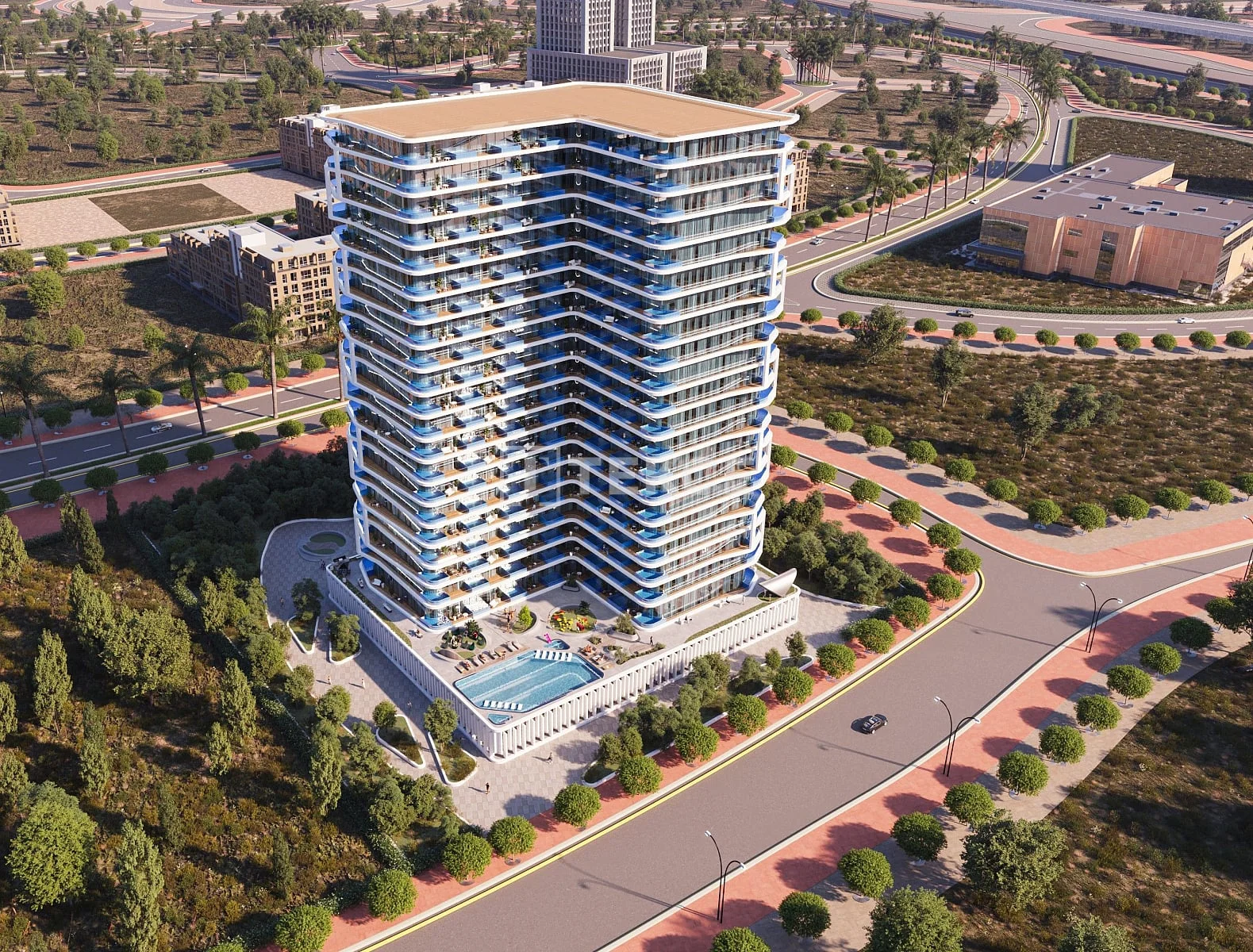 1-Bedroom Apartment with City View in Duhail Land, Dubai