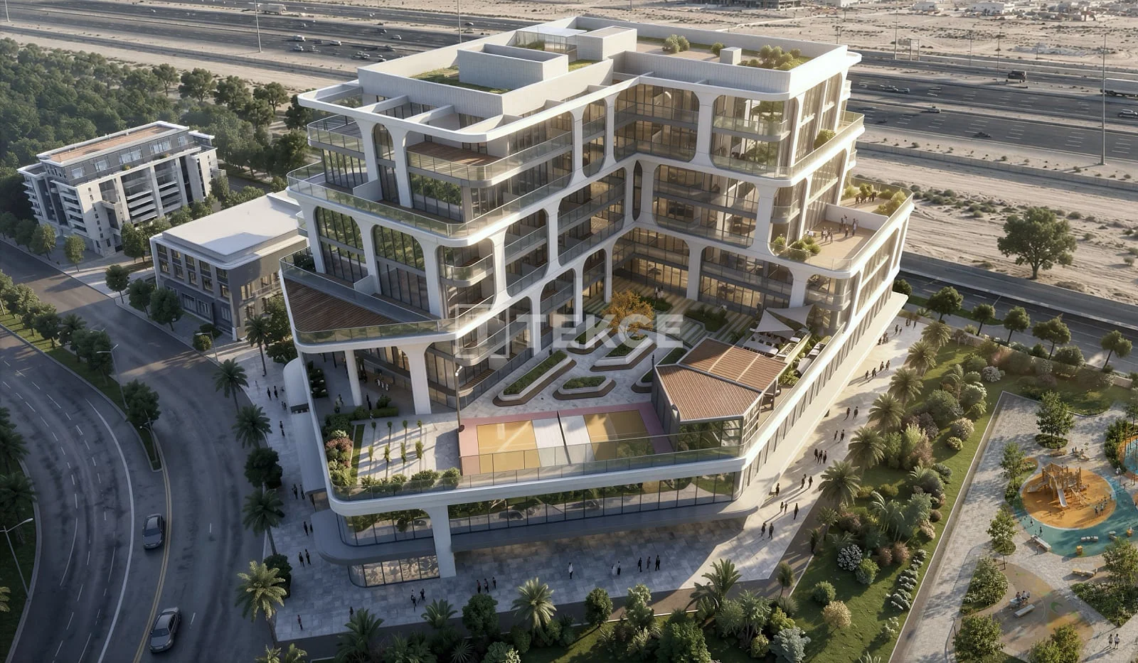 Готовый офис 35 м² в новом комплексе Аль-Варсан, Дубай