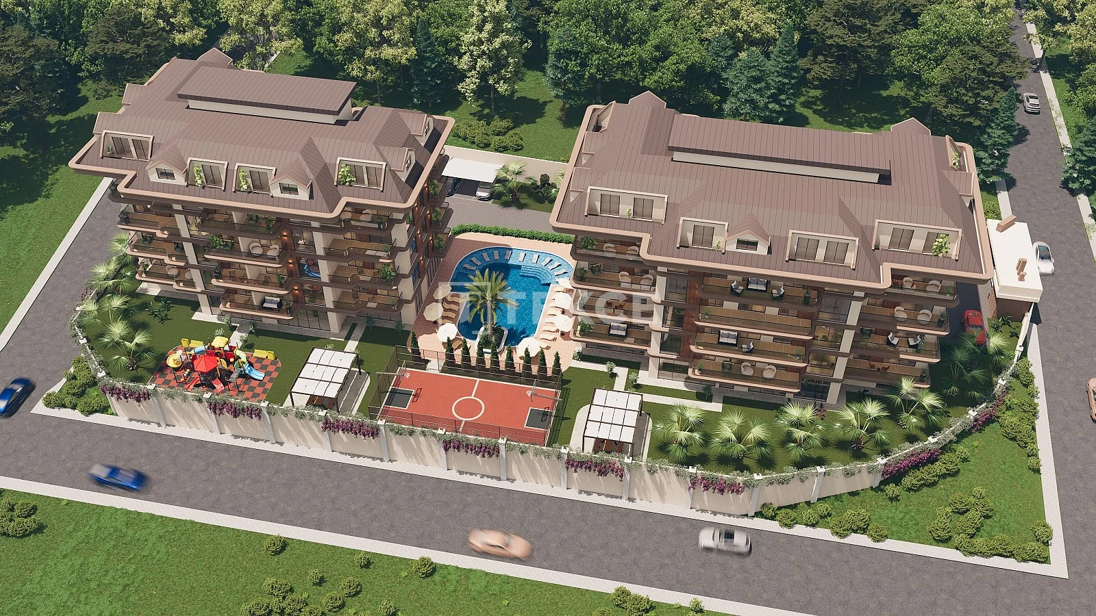 3-Bedroom Apartment with Sea View in Alanya